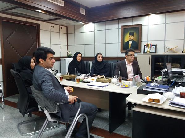 جلسه مشترک نمایندگان موسسه خیریه مهر آیینان مهر با ریاست و مدیریت