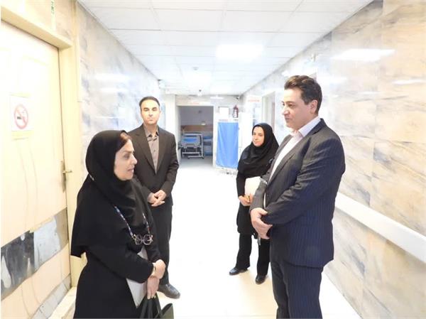 بازدید مدیریت محترم نظارت واعتباربخشی معاونت درمان دانشگاه از مرکز آموزشی درمانی تحقیقاتی آیت الله طالقانی(ره)