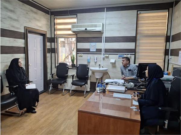 بازدیدنوروزی تیم بازرسی دانشگاه علوم پزشکی ازبیمارستان آیت الله طالقانی(ره)
