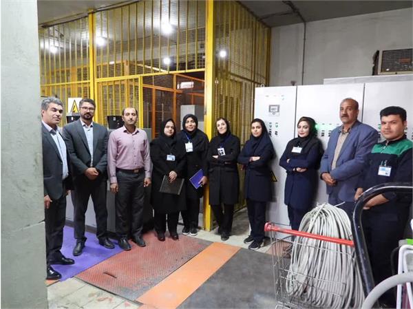 مانور قطع برق دربیمارستان آیت اللبه طالقانی(ره)