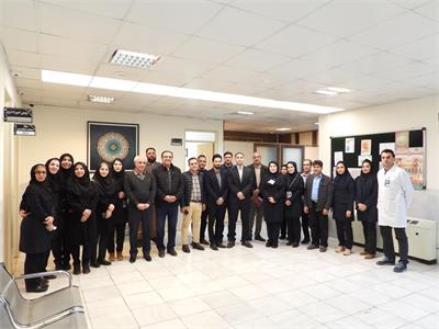 مراسم تودیع ریاست پیشین بیمارستان آیت الله طالقانی(ره) آقای دکتر قارویی