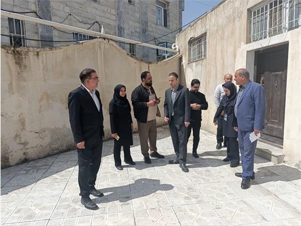 بازدید تیم مدیریتی بیمارستان از همراه سرای مرکز
