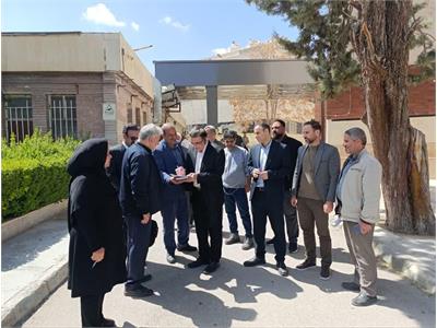 بازدید معاون محترم ستادبحران استانداری بهمراه مسئولین محترم دانشگاه از زیر ساخت های فیزیکی بیمارستان