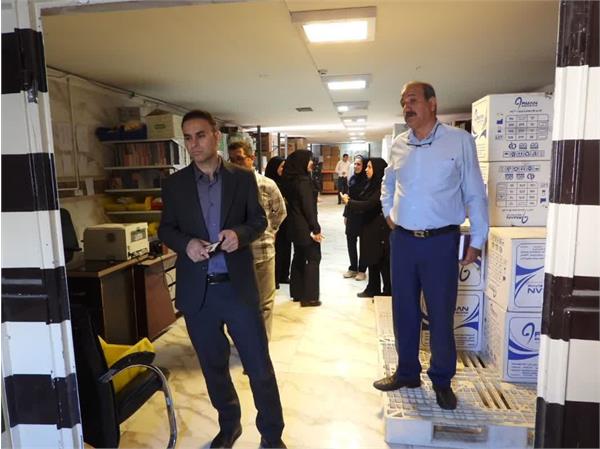 💠 واکراند انبار ها با حضور مدیریت محترم مرکز جناب آقای سجادمحمدی آقای دکتر ملکی مسئول محترم ایمنی بیمارو اعضای محترم این واکراند انجام شد