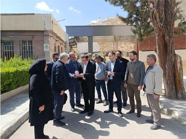بازدید معاون محترم ستادبحران استانداری بهمراه مسئولین محترم دانشگاه از زیر ساخت های فیزیکی بیمارستان