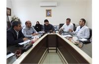 جلسه کارشناسی تخت های اتاق عمل بیمارستان آیت الله طالقانی(ره)